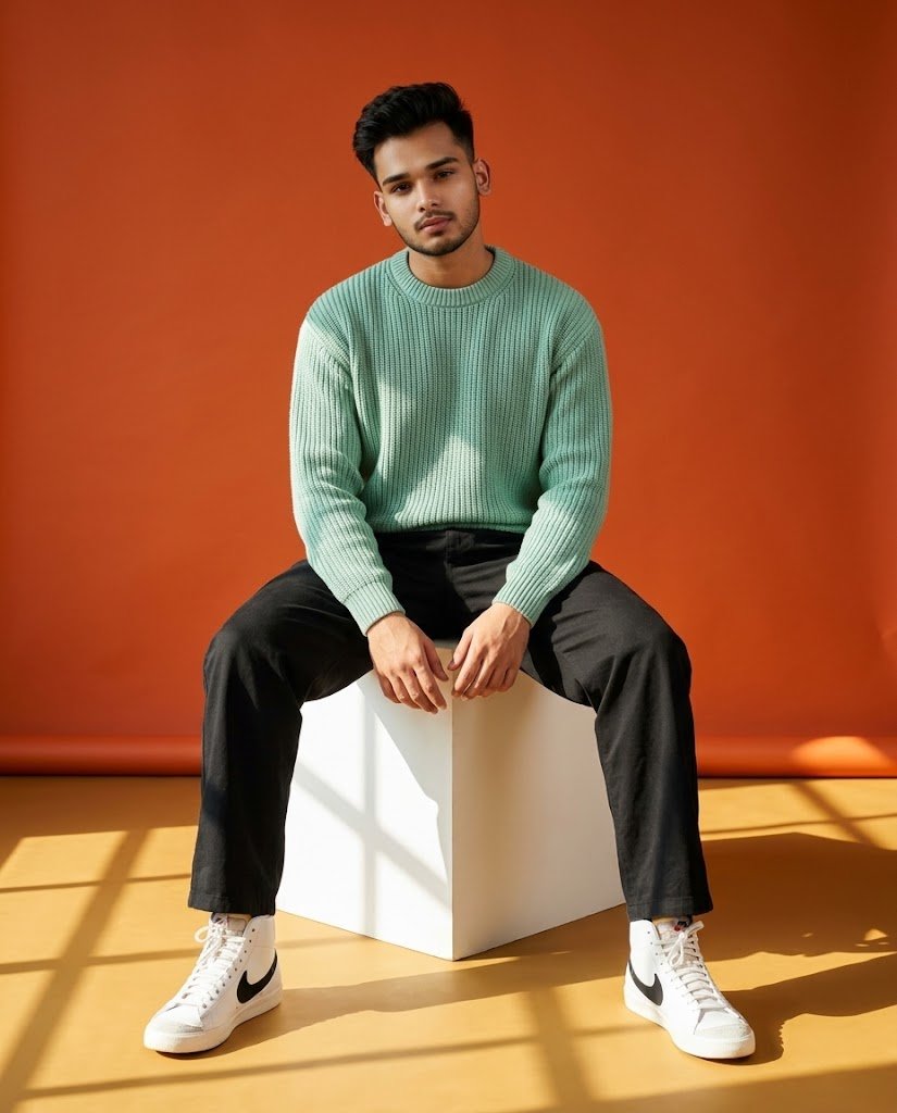 Colorful Studio Fashion Editorial