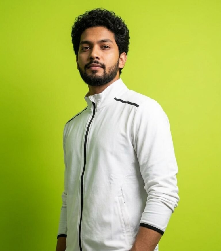 Lime Green Sporty Portrait for Boys