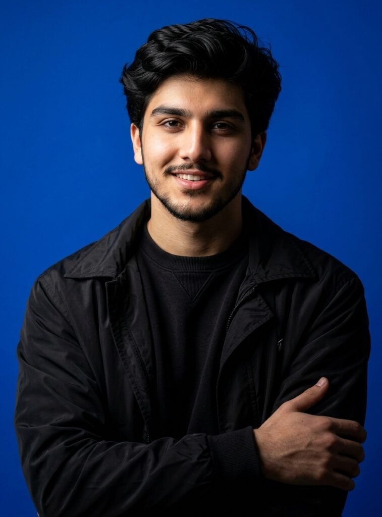 Royal Blue — Cinematic Portrait